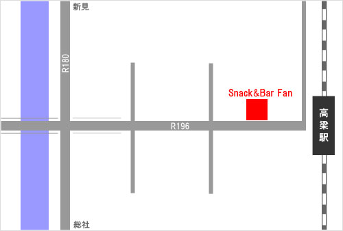 倉敷スナックSnack & Bar Fan(ファン)の地図