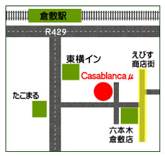 Casablanca μの地図