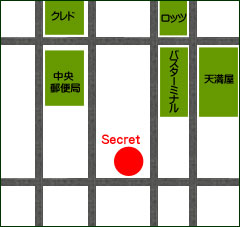 SM Bar Secretの地図